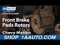 How to Replace Front Brakes 1997-2003 Chevy Malibu