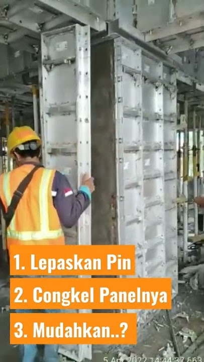 cara bongkar bekisting sangat mudah #shorts , #short #bekisting