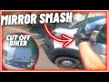 Biker FOUGHT Back IDIOT Driver with MIRROR SMASH | Epic &amp; Unexpected Moto Moments 2022 | Ep.114