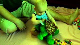 Aiden practicing sitting up