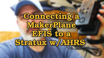 Connecting a Stratux to the MakerPlane EFIS