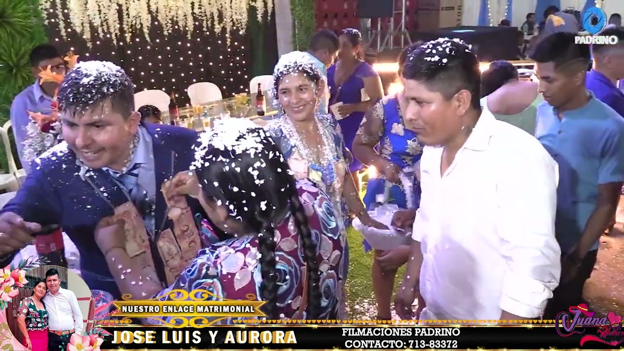 Juana Alvarez y su grupo Sueños de amor - Boda Jose Luis & Aurora - Santa Cruz - Bolivia