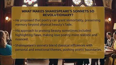 What Makes Shakespeare