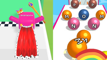 a-z run vs level up numbers maths max level update #azrun #levelupnumbers #gameplay #rhymes #kids