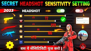 Free Fire Max Auto Headshot Trick 2023 Sensitivity | 2gb, 4gb, 6gb Ram Headshot Sensitivity Setting