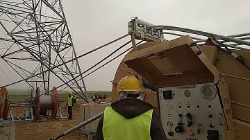 Tensioner tesmec hd video 2019