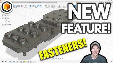 FASTENERS for Fusion 360 are Here! (New Feature!)