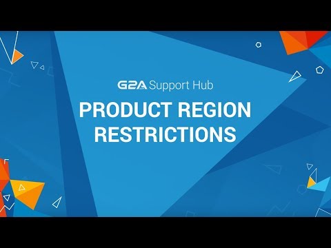 Games and Other Products with Region Restrictions on G2A.COM | G2A Support Hub