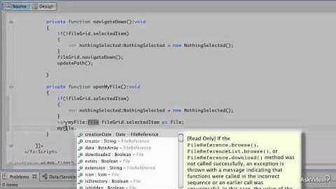 Flash Builder 103: Building a File Browser Application - 15. Opening Files - Part 1