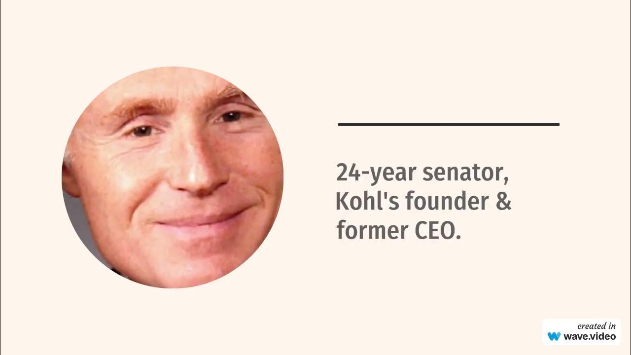 Herb Kohl American businessman and Democratic politician passed