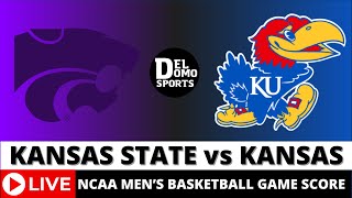 KANSAS STATE VS KANSAS LIVE - NCAAM Basketball Game Score MAR 05, 2024