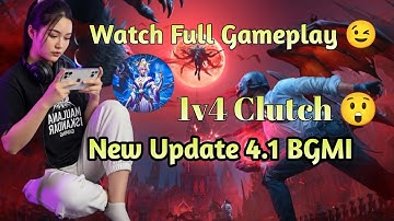 Bgmi new update 4.1 clutch 😲#bgmi #tipsandtricks #newupdate #girlgamer #bgmilive #gaming 