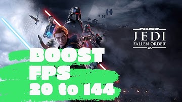 Star Wars Jedi Fallen Order - How to BOOST FPS and Increase Performance / STOP Stuttering on any PC