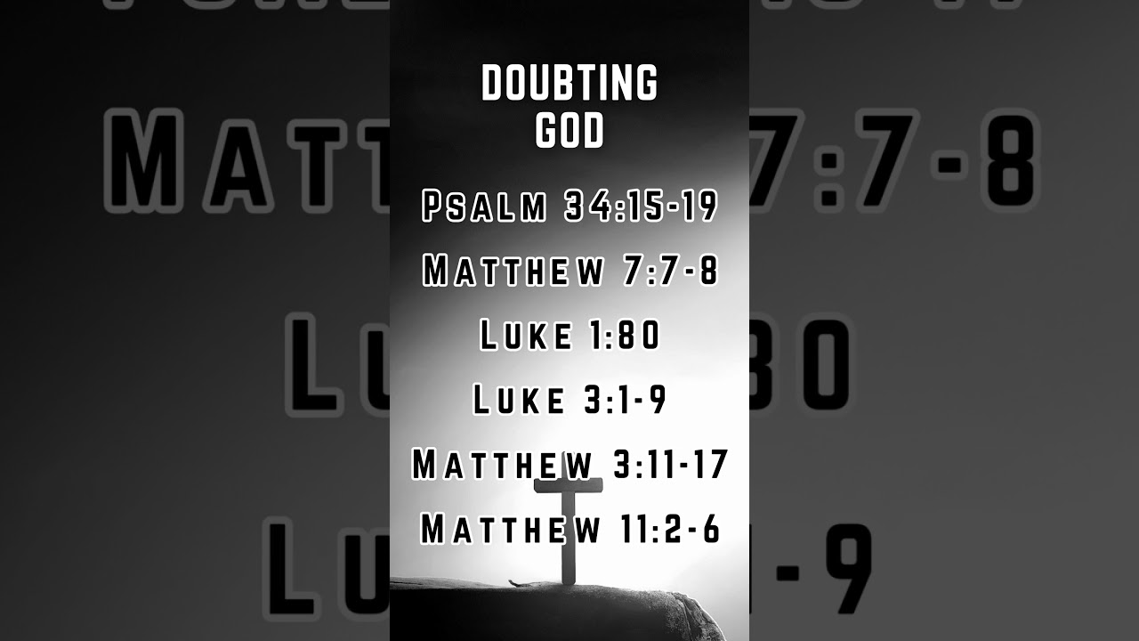 Lesson Preview: Doubting God