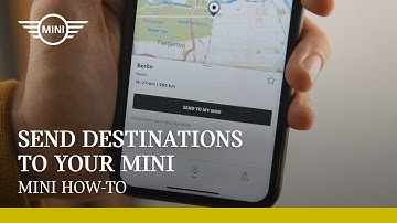 How to send destinations to your MINI with the MINI App | MINI How-To