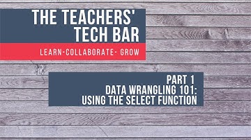 Data Wrangling 101 Part 1
