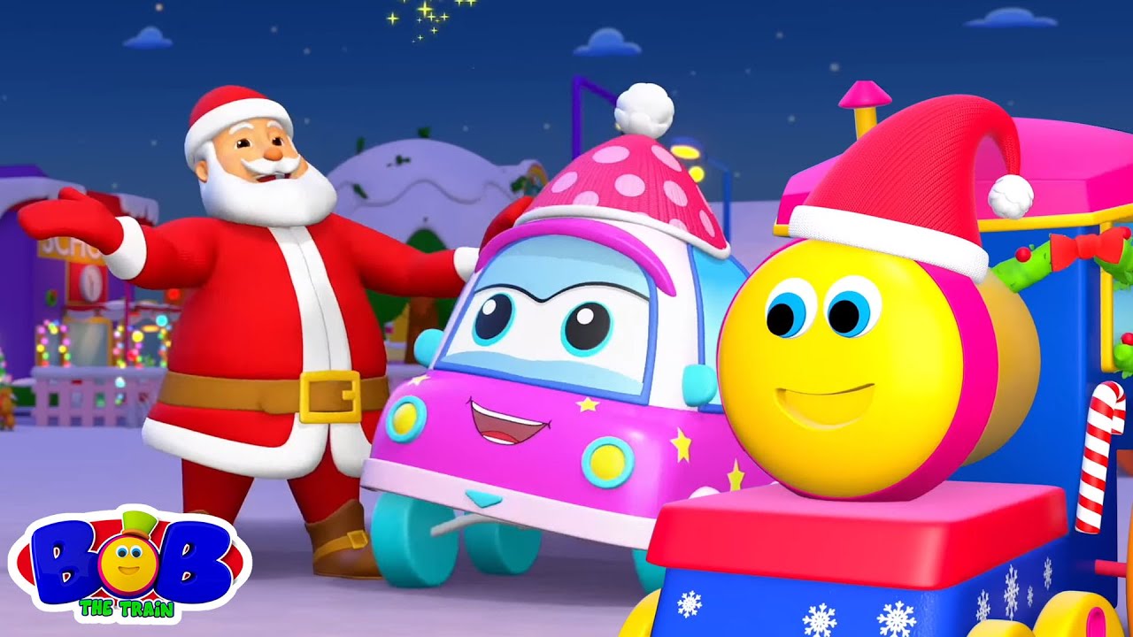 Jingle Bells Christmas Carol in English, Santa Claus Song, Xmas Rhymes