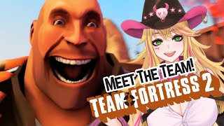 Vtuber Reacts To Tf2 Meet The Team For The First Time These Guys Are Very Handsome..