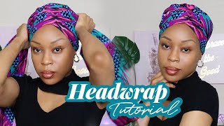 The EASIEST Headwrap Tutorial You Will Ever Watch | Quick Go-To Headwrap Style *HIGHLY REQUESTED* by Kilahmazing 3,293 views 2 years ago 37 seconds