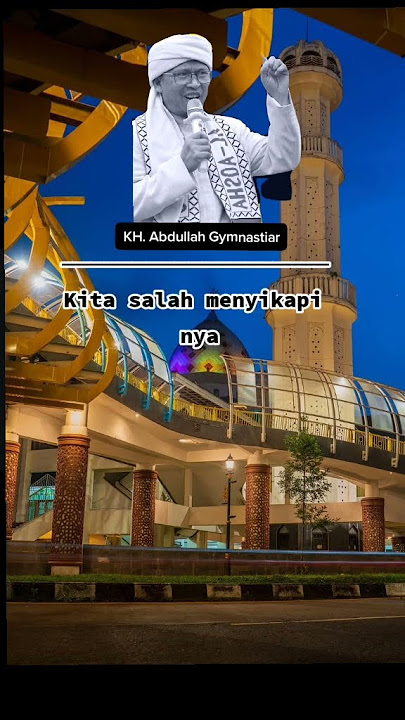 Ustadz AAQIM   Tuhan Kita Adalah ALLAH Bukan Mulut Orang