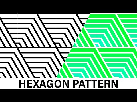 How to create Hexagon Pattern || Adobe Illustrator Tutorial