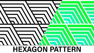 How to create Hexagon Pattern || Adobe Illustrator Tutorial