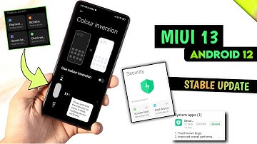 OFFICIAL MIUI 13 New Update System Apps Update Sidebar 2.0