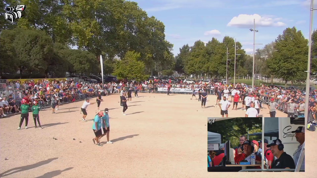 Miniature de la vidéo : Pétanque 2025: National de Mulhouse - Jour 1 Partie 3- Cadrage Madagascar contre Lebon