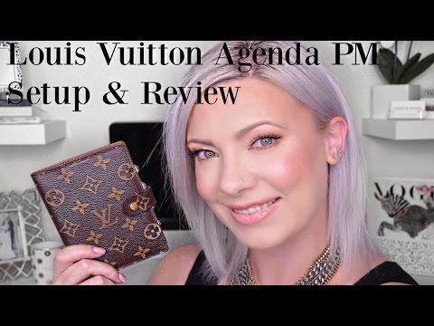 Louis Vuitton Agenda PM setup as a wallet 