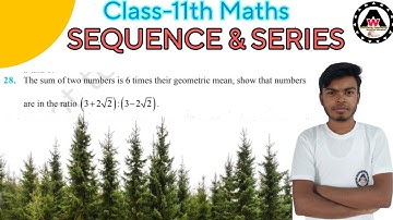 The sum of two numbers is 6 times their geometric mean, show that numbers are i || Worldeez Academy