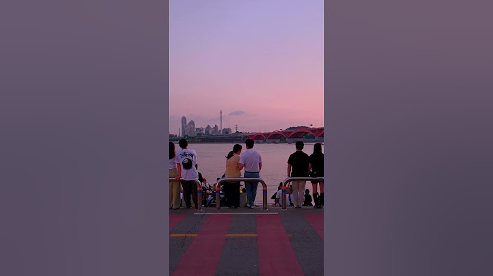 멍때리고 싶은 날 망원한강공원의 해질녘 🌆 Magic Hour in Korea (한여름밤의 꿈 같은 시간)