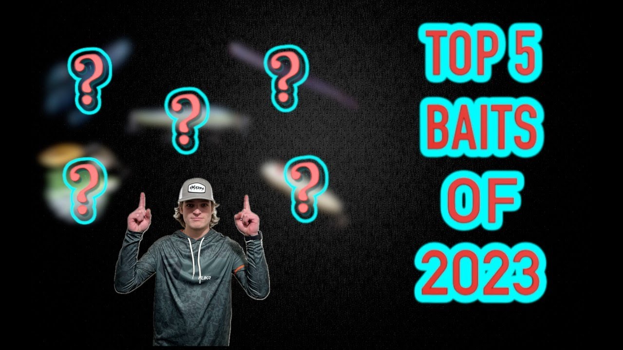 My Top 5 BASS FISHING BAITS of 2023!
