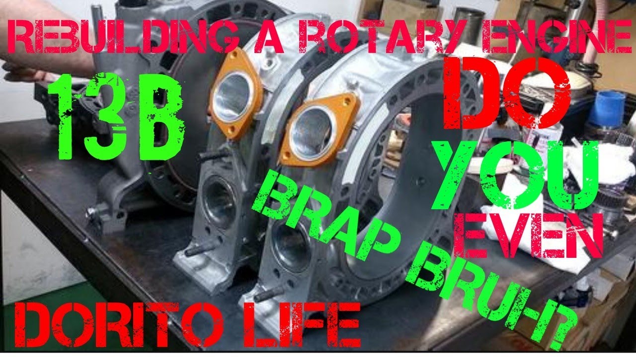 How to rebuild a 13b rotary engine - YouTube