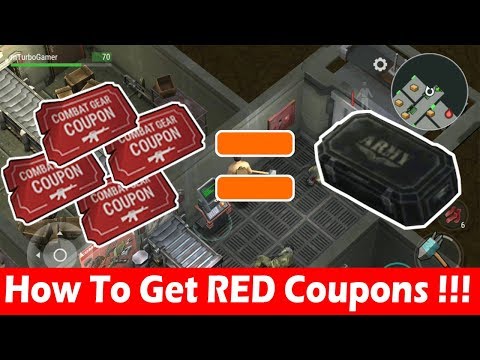 How To Get Red Coupons (Combat Gear Coupons) In Last Day On Earth!