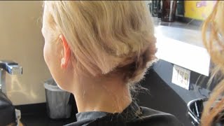 Watch as she goes pixie