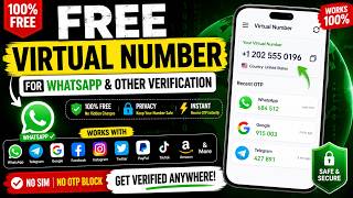 Free Virtual WhatsApp Number | How to Create a WhatsApp Account with a Fake Number | Best Apps fo... screenshot 5