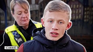 Dylan Is Arrested For Being In Possession Of A Knife | Coronation Street