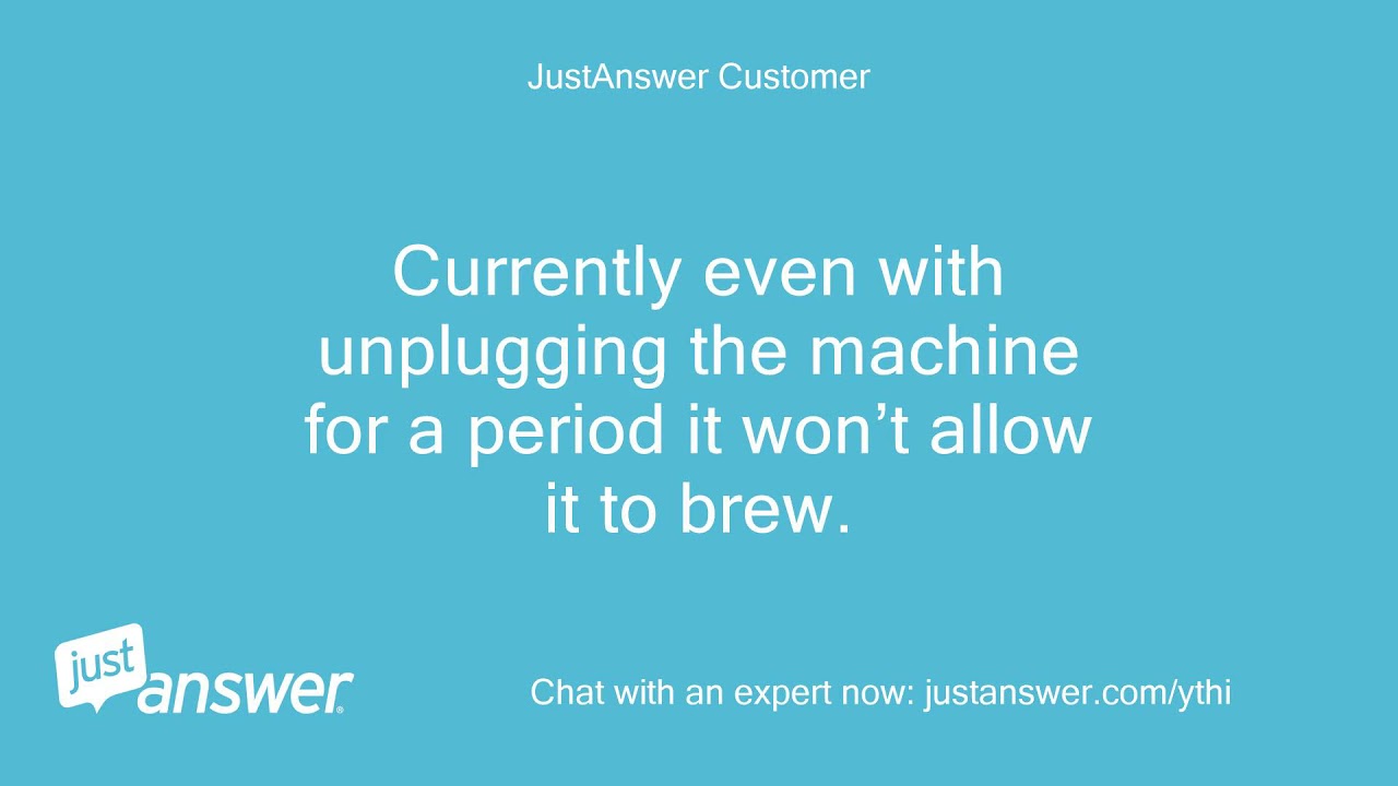 I have displayed an e07 error on my Hamilton Beach Flex