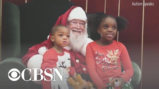 Malls opening early so kids with autism can visit Santa in calmer environment
