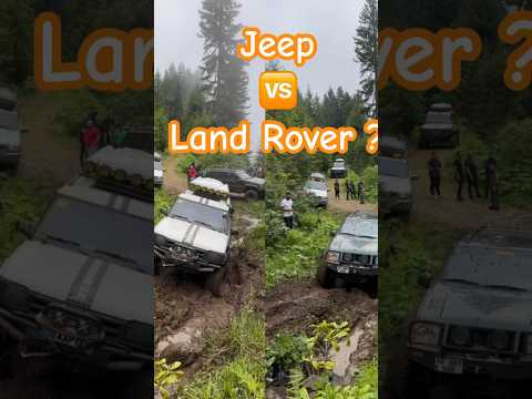 Jeep vs Land Rover ? The best!! #offroad #jeep #landrover #jeepcherokee #landroverdiscovery