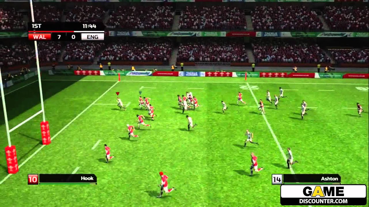 Jeu PS3 Rugby World Cup 2011 - Version Française, Bon état, Pour Fans De Rugby