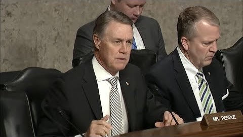 Senator David Perdue In Armed Services Hearing On U.S. Pacific Command
