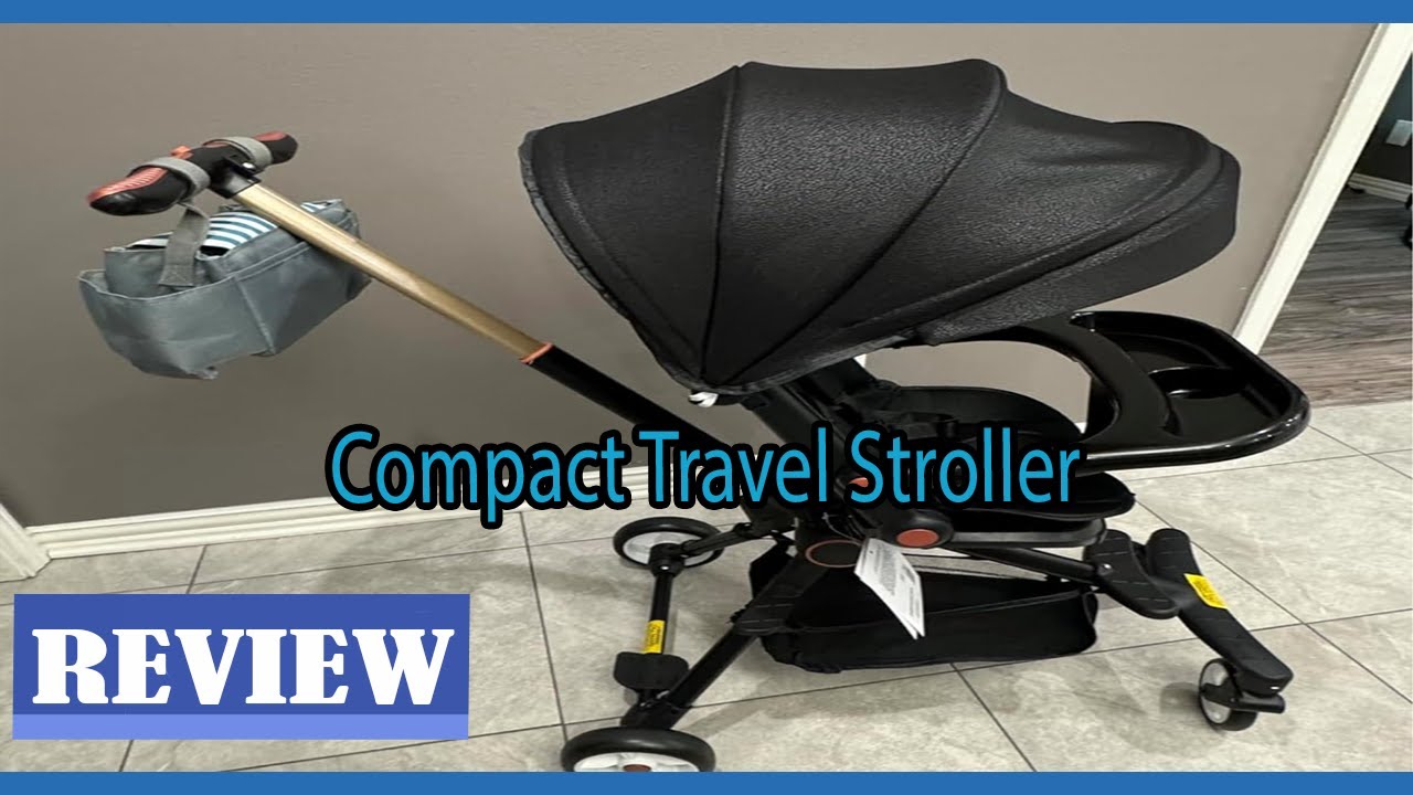 UNISWAN Compact Travel Stroller Review - He baby stroller is very light weight and easy to manuver.