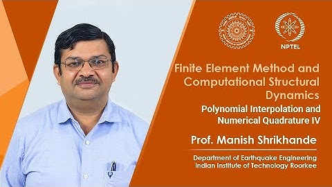 Lecture 07 Polynomial Interpolation and Numerical Quadrature IV