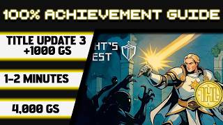 Knight s Quest Title Update 3 100 Achievement Walkthrough 1000GS in 1-2 Minute
