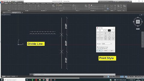AutoCAD Divide line into Equal Segments.