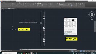 AutoCAD Divide line into Equal Segments.