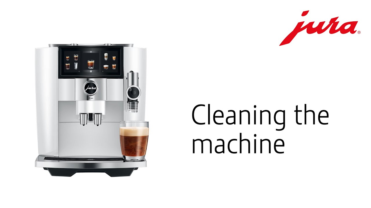 JURA J8 twin - Cleaning the machine - YouTube
