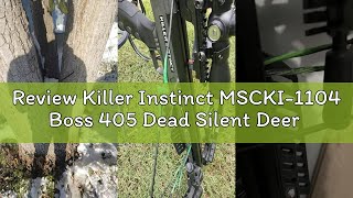 Review Killer Instinct MSCKI-1104 Boss 405 Dead Silent Deer Hunting Crossbow with Scope, Quiver, Rop