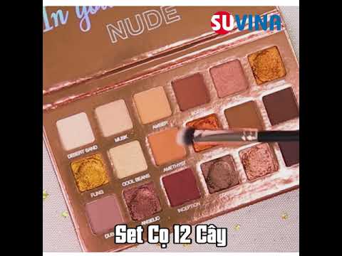 Set cọ 12 cây, cọ trang điểm cá nhân, dụng cụ trang điểm - 0983258655